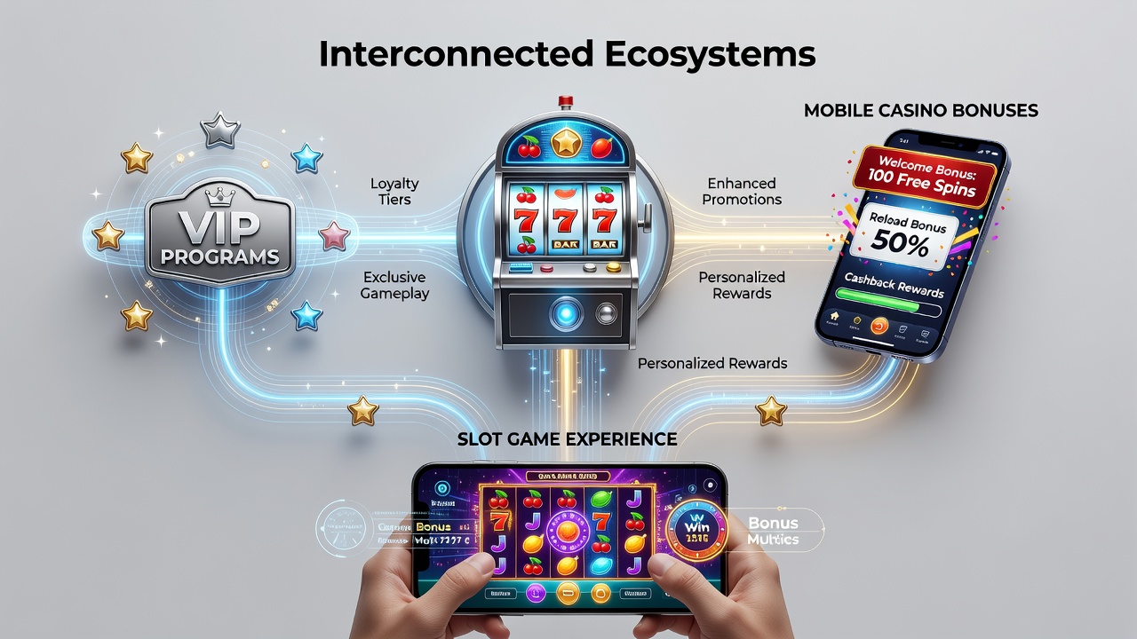 Mobile App-Oberfläche mit VIP-Stufen und Bonus-Integration für deutsche Slots