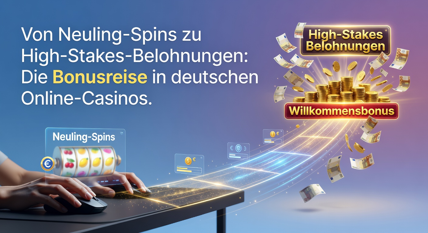 Ein farbenfrohes Slot-Rad dreht sich mit leuchtenden Bonus-Symbolen, das typische Einstiegsangebot in deutschen Online-Casinos symbolisiert