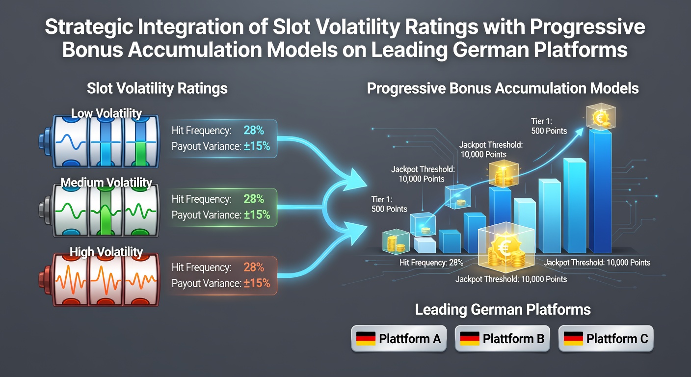 Visualisierung der Integration von Slot-Volatilitätsbewertungen und progressiven Bonus-Modellen auf deutschen Plattformen