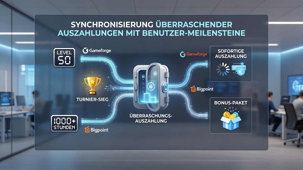 Grafische Übersicht zu Meilenstein-Triggern und Auszahlungssynchronisation in deutschen Casinos